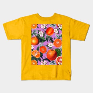 Vintage Fruit Pattern X Kids T-Shirt